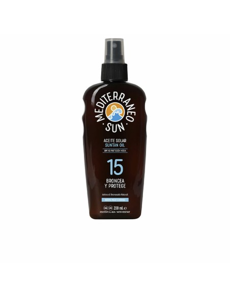 Protecteur Solaire Suntan Oil Dark Tanning Mediterraneo Sun