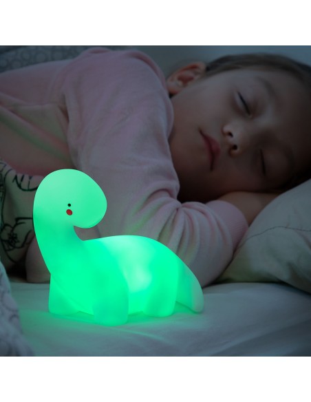 Lampe LED multicolore Dinosaure Lightosaurus InnovaGoods
