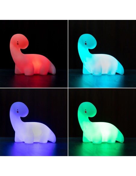 Lampe LED multicolore Dinosaure Lightosaurus InnovaGoods
