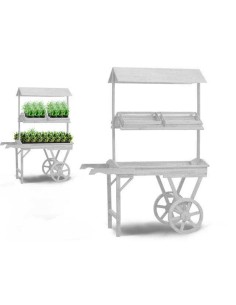 Support à roulettes pour pots de fleurs Ibergarden WP15055-1 Bois d'épicéa 118 x 176,5 x 58 cm