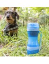 Bouteille avec Distributeur d'Eau et d'Aliments pour Animaux2 en 1 Pettap InnovaGoods
