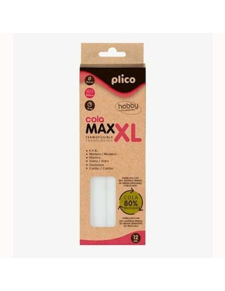 Bâtons de colle thermofusible PLICO Transparent 25 Pièces