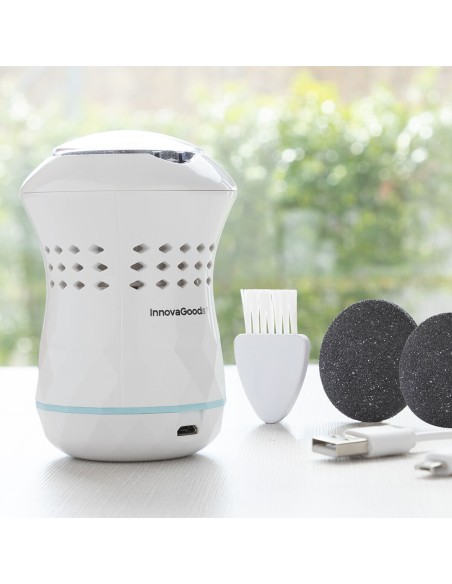Lime Pédicure Rechargeable avec Aspirateur Intégré Sofeem InnovaGoods