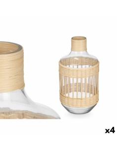 Cruche décorative SG-30553 Transparent Naturel 18 x 34 x 18 cm (4 Unités)