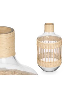 Cruche décorative SG-30553 Transparent Naturel 18 x 34 x 18 cm (4 Unités) 2