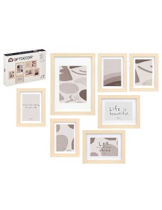 Cadre photo SF5014-7 Naturel Bois MDF Bois d'eucalyptus (6 Unités) 2