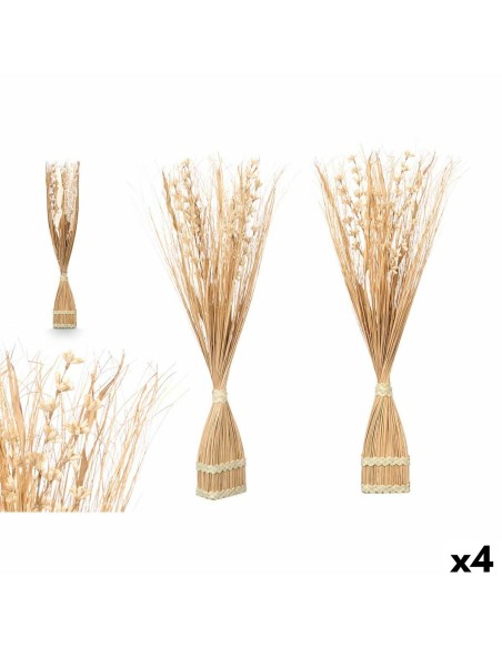 Fleur décorative DD115007 Naturel 14 x 100 x 10 cm 8 x 100 x 18 cm (4 Unités)