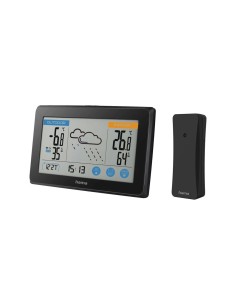 Station Météorologique Multifonction Hama TOUCH Noir