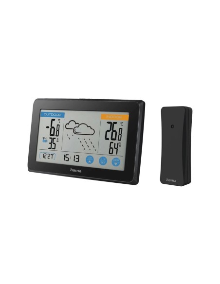 Station Météorologique Multifonction Hama TOUCH Noir