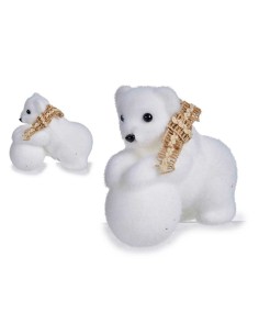 Décorations de Noël Krist+ K19121228 Blanc 8 x 11 x 14 cm (12 Unités) 2