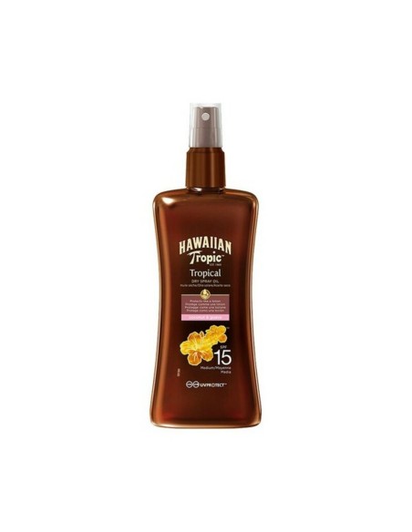 Huile protectrice Hawaiian Tropic 106235633 Spf 15 200 ml