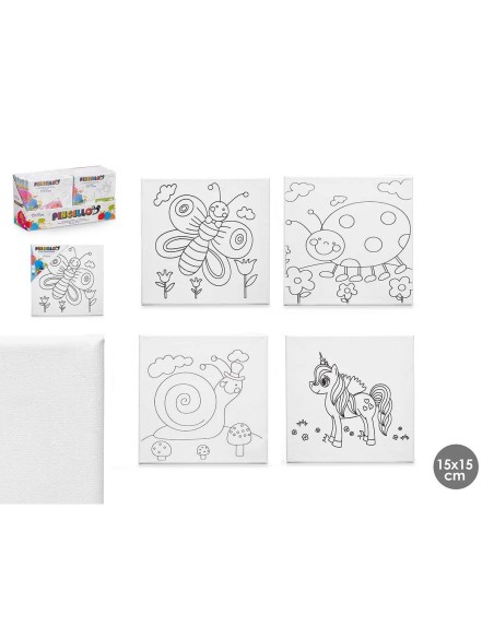 Toile Pincello 29100258 Bois Tissu 12 Unités