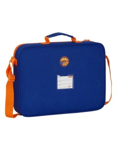 Cartable d'école Valencia Basket Bleu Orange (38 x 28 x 6 cm) 2