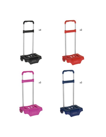 Chariot pour sac à dos Safta 30 x 85 x 23 cm (12 uds)