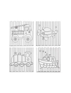 Toile Pincello 29100259 Bois Tissu 12 Unités 2