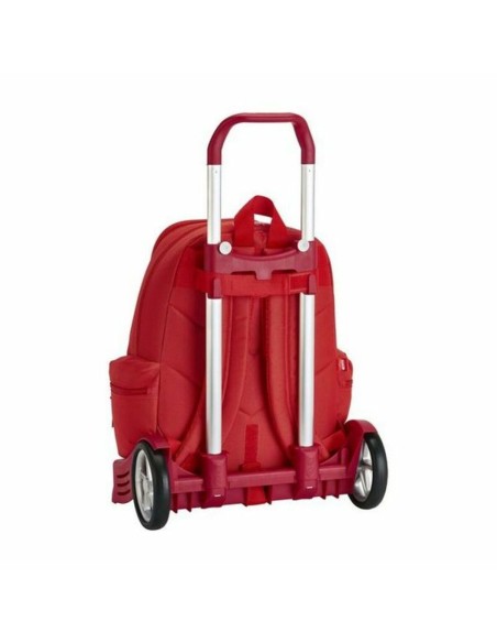 Cartable à roulettes Evolution Real Sporting de Gijón Rouge