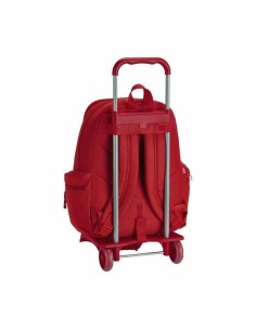 Cartable à roulettes 905 Real Sporting de Gijón Rouge 2