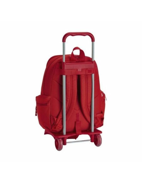 Cartable à roulettes 905 Real Sporting de Gijón Rouge