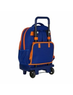 Cartable à roulettes Compact Valencia Basket M918 Bleu Orange (33 x 45 x 22 cm) 2