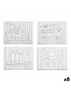 Toile Pincello 29100261 Bois Tissu 8 Unités