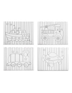 Toile Pincello 29100261 Bois Tissu 8 Unités 2