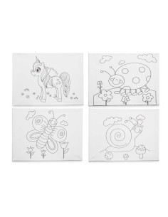 Toile Pincello 29100262 Bois Tissu 8 Unités 2