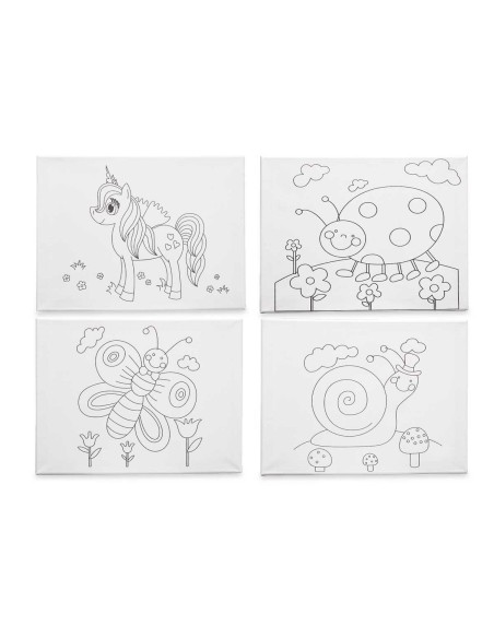 Toile Pincello 29100262 Bois Tissu 8 Unités