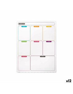 Aimants Pincello 424 Blanc 33,5 x 48 x 0,5 cm Frigo A3 (12 Unités)