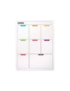 Aimants Pincello 424 Blanc 33,5 x 48 x 0,5 cm Frigo A3 (12 Unités) 2