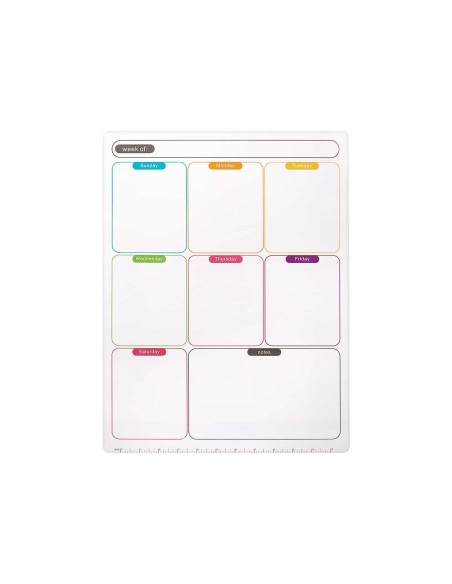 Aimants Pincello 424 Blanc 33,5 x 48 x 0,5 cm Frigo A3 (12 Unités)