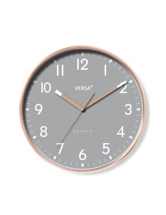 Horloge Murale Versa Gris Plastique 4 x 30 x 30 cm