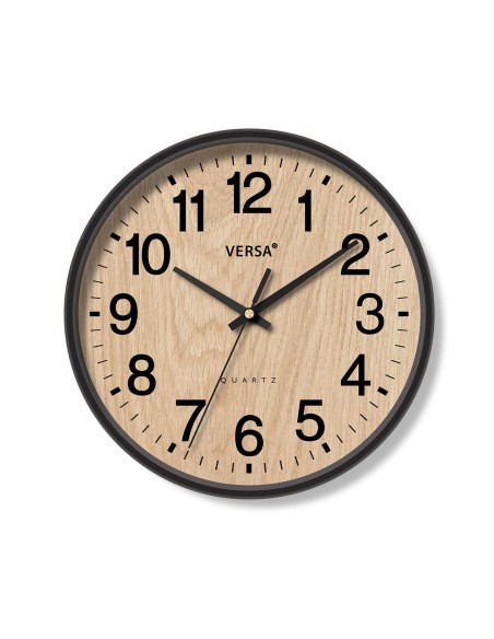 Horloge Murale Versa Plastique 4,3 x 30 x 30 cm