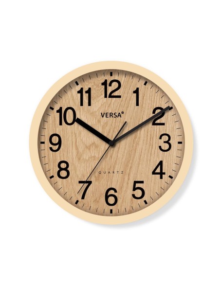 Horloge Murale Versa Plastique 4,8 x 31 x 31 cm