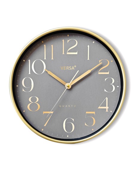 Horloge Murale Versa Plastique 3,5 x 28,5 x 29,5 cm