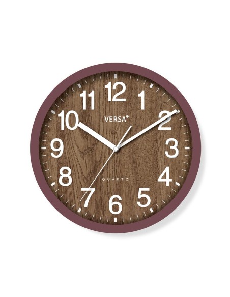 Horloge Murale Versa Plastique 4,8 x 31 x 31 cm