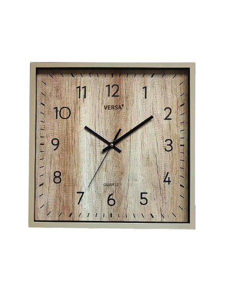 Horloge Murale Versa Plastique 4,7 x 30,8 x 30,8 cm
