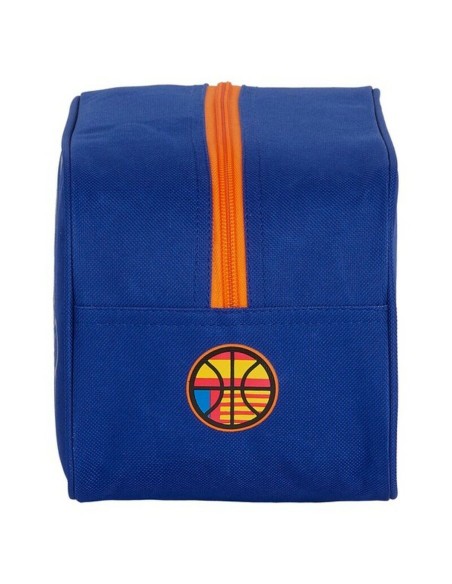 Range-Chaussures de Voyage Valencia Basket Bleu Orange (29 x 15 x 14 cm)