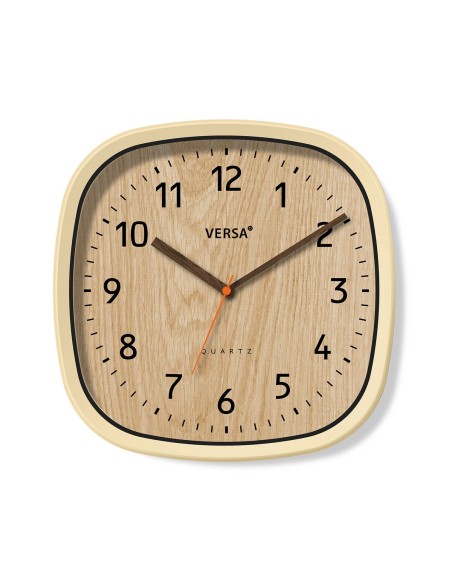 Horloge Murale Versa Plastique 4,8 x 31 x 31 cm