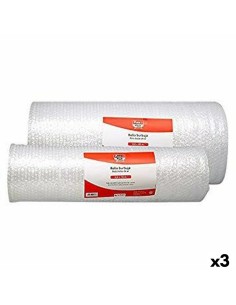 Papier à bulles Fixo Transparent 0,6 x 5 m (3 Unités)