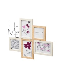 Cadre photo 411408K Naturel Métal Bois MDF (8 Unités) 2