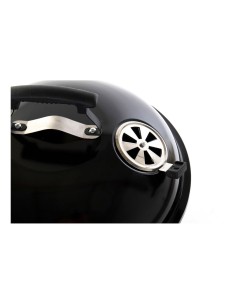 Barbecue à Charbon avec Couvercle et Roulettes DKD Home Decor Noir Métal Plastique Rectangulaire 52,4 x 59 x 91,6 cm 2