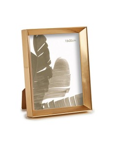 Cadre photo WPC0235MG-3 Doré verre Plastique (6 Unités) 2