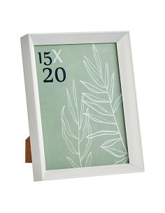 Cadre photo WPC0235MG-3-WH Blanc verre Plastique (6 Unités) 2