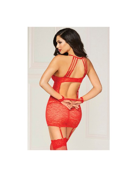 Robe Seven Til Midnight Rouge (Taille unique)
