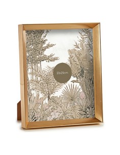 Cadre photo WPC0235MG-4 Doré verre Plastique (6 Unités) 2