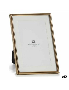 Cadre photo MS610001-MAT GOLD Doré Verre Acier (12 Unités)