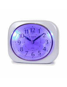 Réveil Analogique Timemark 10 x 8,5 x 4 cm Blanc Plastique Classique