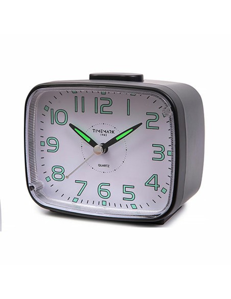 Réveil Analogique Timemark 12 x 9,5 x 6,5 cm Noir Classique