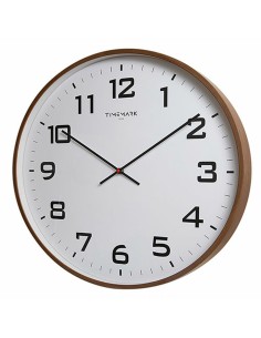 Horloge Murale Timemark Marron Bois 50 x 50 cm