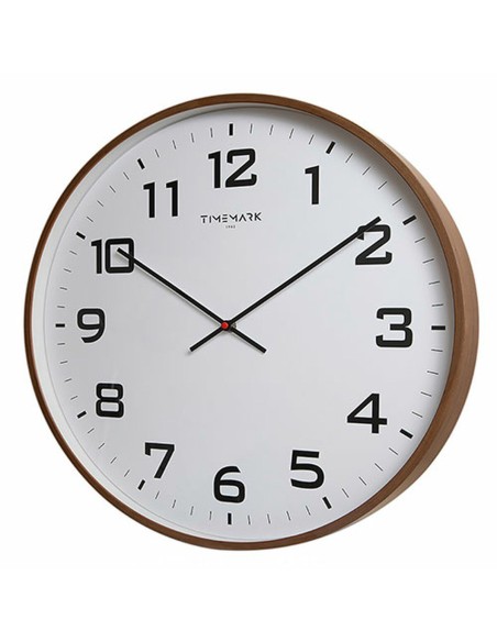 Horloge Murale Timemark Marron Bois 50 x 50 cm